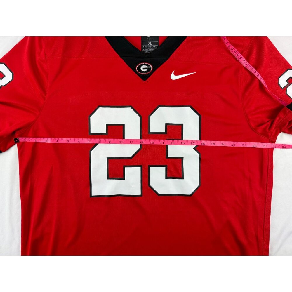 Georgia Bulldogs Nike Game PRINTED Football Jersey #23 "Lew Dawg" Sz XL - Picture 8 of 9